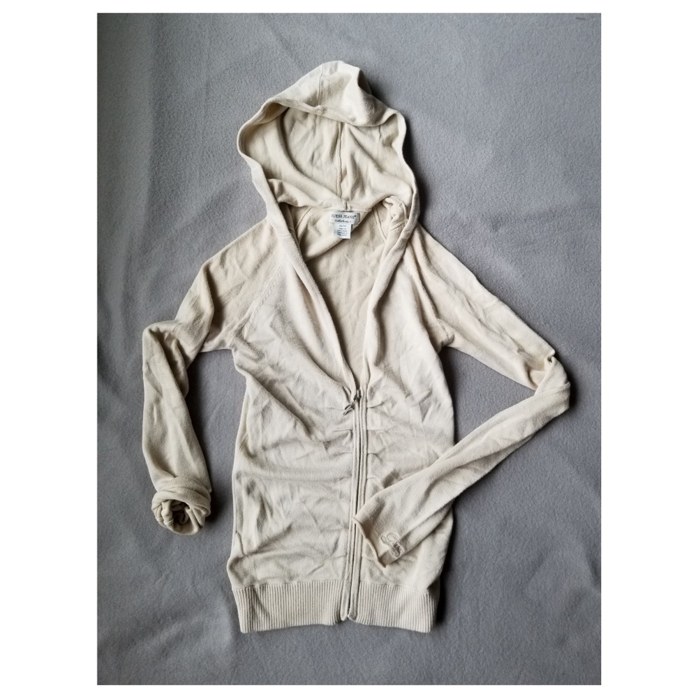 GUESS XS zip up sweater hoodie